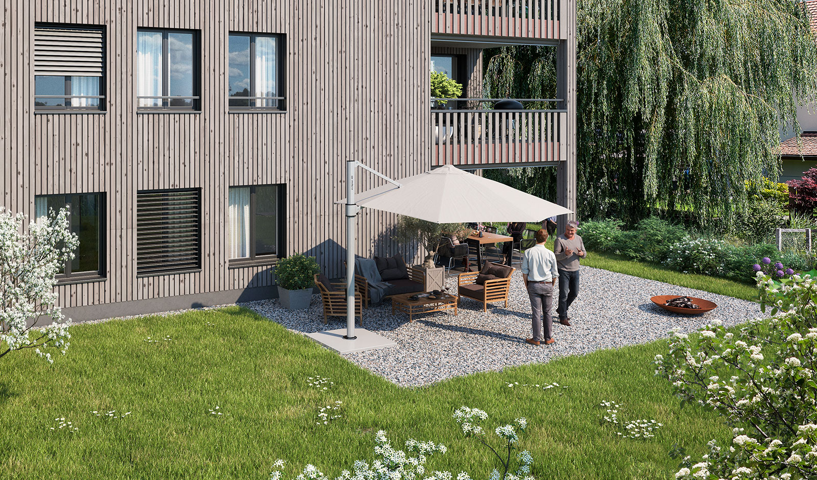 Moderne Garten-Neubauwohnung – das ideale Zuhause für Sie und Ihre Familie