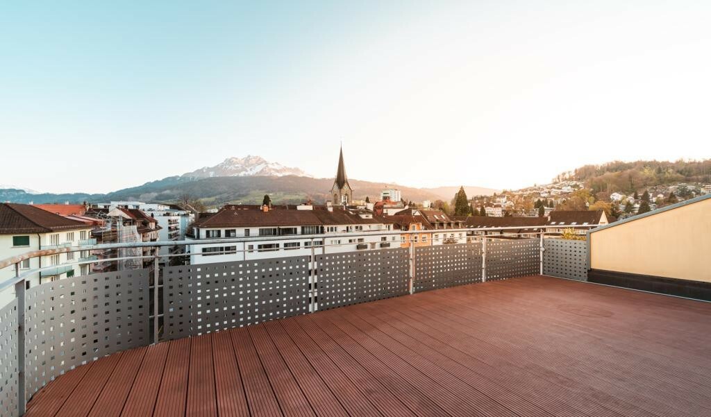 Stilvoll mit spektakulärer Weitsicht – über den Dächern von Luzern