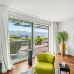 Terrassenwohnung mit grosser Panoramaterrasse und malerische Aussicht