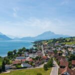 Terrassenwohnung mit grosser Panoramaterrasse und malerische Aussicht