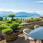 Terrassenwohnung mit grosser Panoramaterrasse und malerische Aussicht