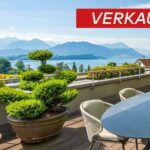Terrassenwohnung mit grosser Panoramaterrasse und malerische Aussicht