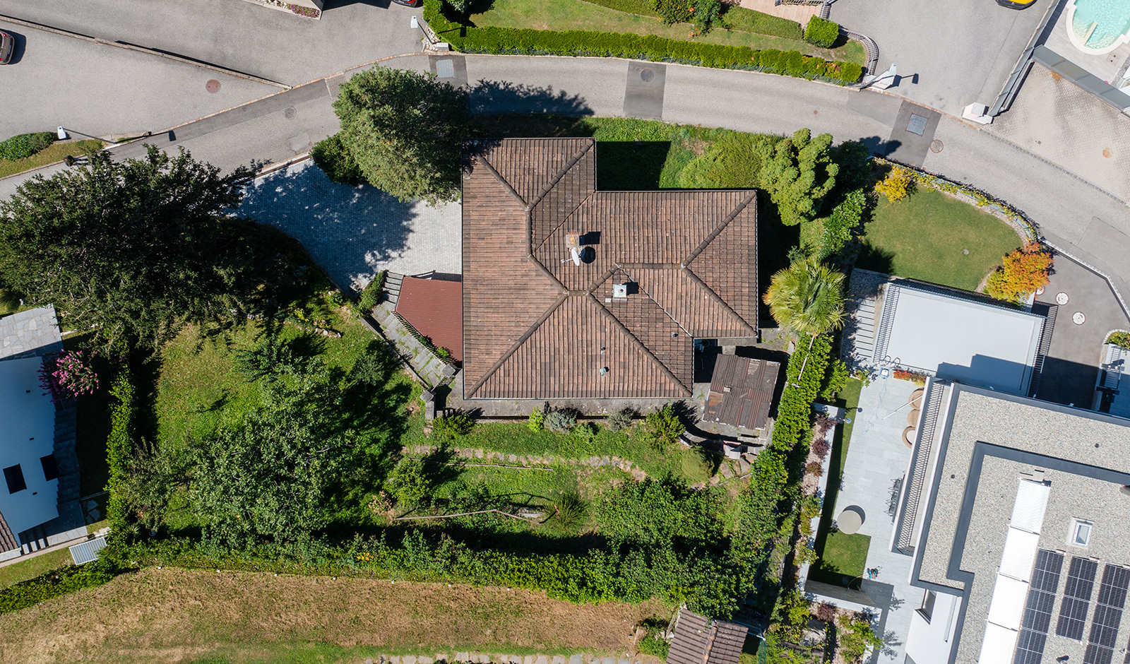 Vezia / Lugano – Ferienhaus mit herrlicher Weitsicht