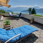 Atemberaubende Sicht auf den Vierwaldstättersee und die Berge